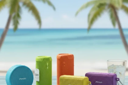 Best cheap Bluetooth speakers for summer under £50 — AI-generated illustration
