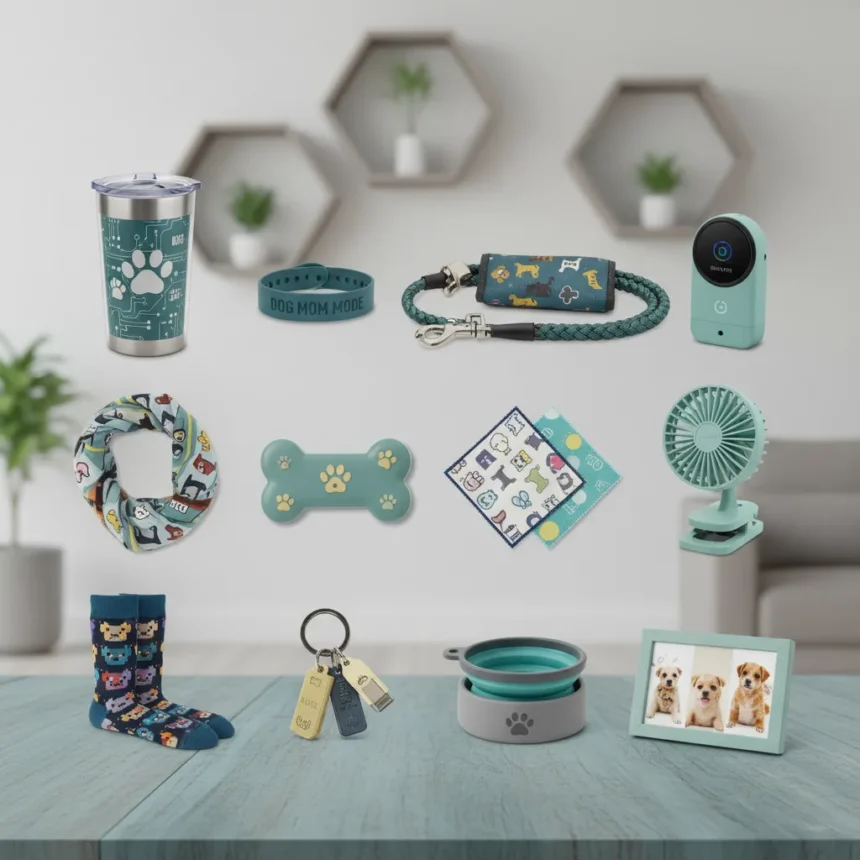 12 dog mom gifts under $30 that actually matter — AI-generated illustration