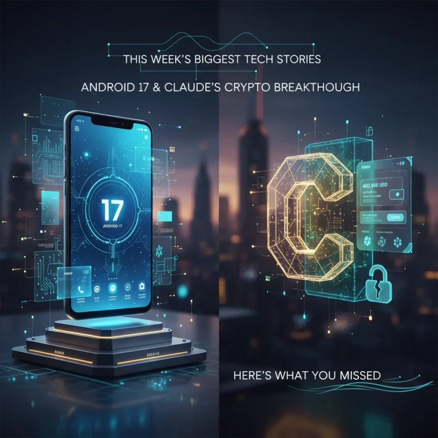 This week's biggest tech stories: Android 17 and Claude's crypto breakthrough