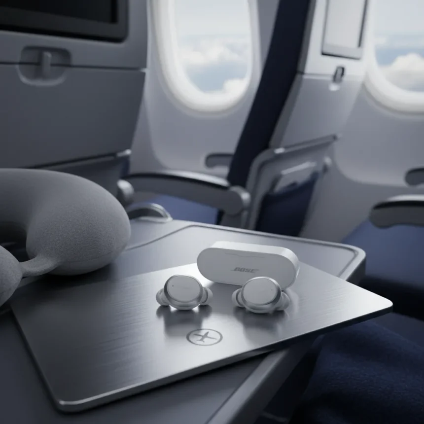 Bose QC Ultra Gen 2 Earbuds: Flight Noise Control That Actually Works — AI-generated illustration