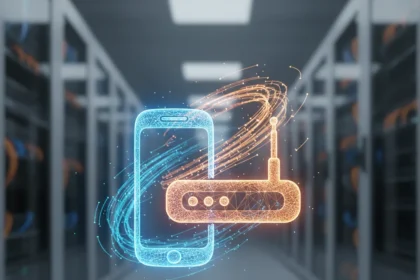 BT Mobile relaunches to stop broadband customers defecting — AI-generated illustration