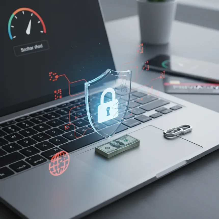 Budget VPN deals under $2/month: what you actually get — AI-generated illustration