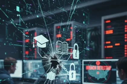 Canvas school login portals hacked in expanding Instructure security breach — AI-generated illustration