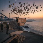 Cardboard drones redefine cheap warfare at $2,000 per unit — AI-generated illustration
