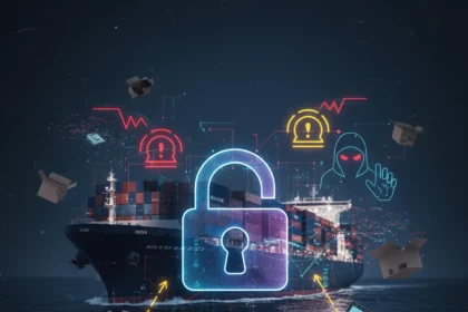 Cargo theft losses surge to $725M in 2025 as hackers target supply chains — AI-generated illustration