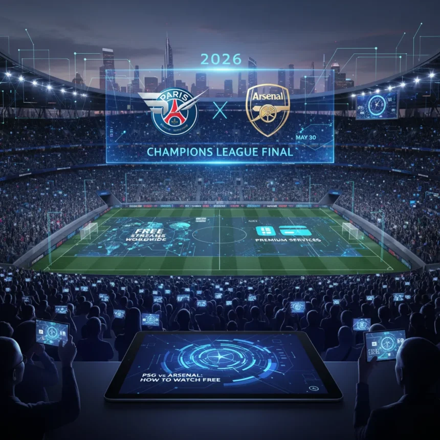 Champions League Final 2026: How to watch PSG vs Arsenal free