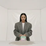 Charli XCX buries Brat with minimalist new single cover — AI-generated illustration