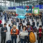 ChatGPT airport travel tips: helpful or just hype? — AI-generated illustration