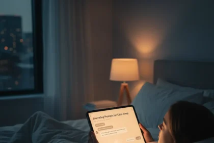ChatGPT journaling prompts replace doomscrolling for better sleep