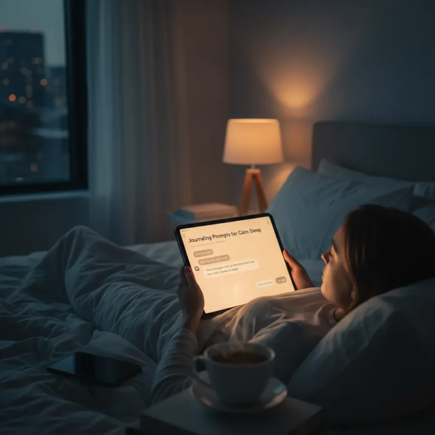 ChatGPT journaling prompts replace doomscrolling for better sleep