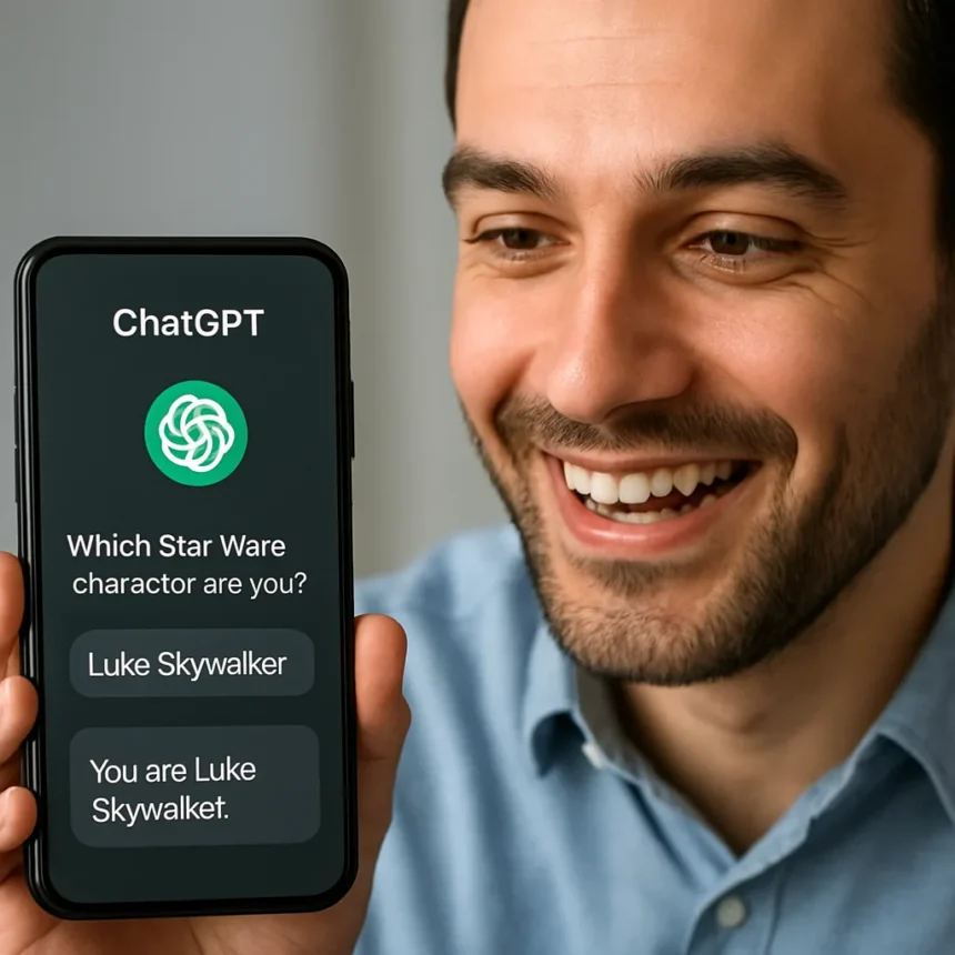 ChatGPT's Star Wars quiz shows why AI excels at fun — AI-generated illustration