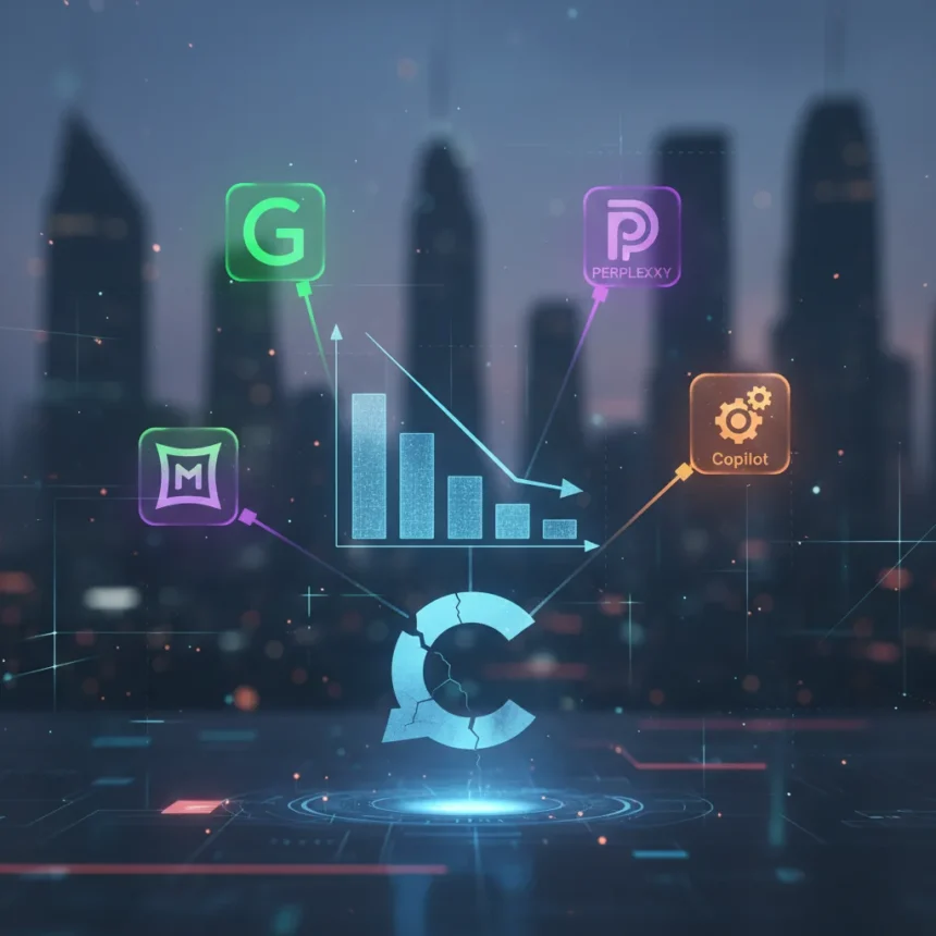 ChatGPT usage hits all-time low as rivals gain ground