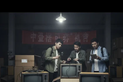 Cheap new CRT TVs from China spark mystery, not excitement — AI-generated illustration