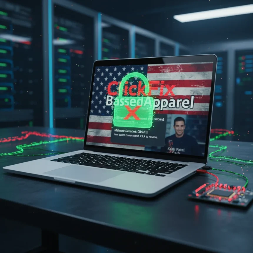 ClickFix malware found on Kash Patel's BasedApparel website