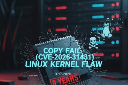 Copy Fail Linux kernel flaw exposes 9 years of undetected risk — AI-generated illustration