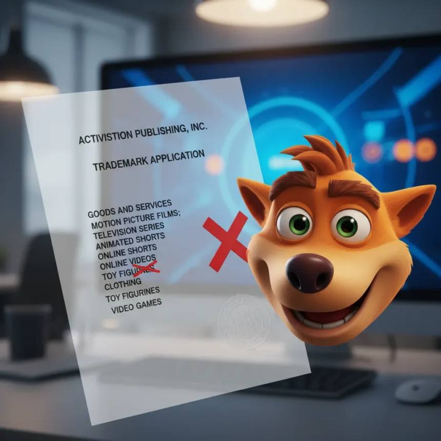 Crash Bandicoot trademark filing signals major entertainment pivot