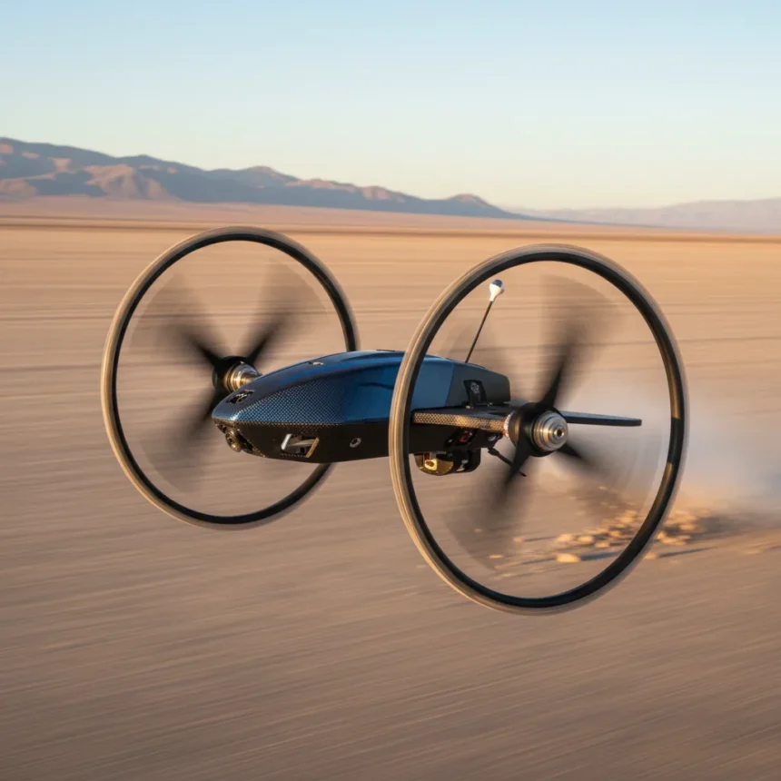 Custom drone hits 453mph in unofficial speed record attempt