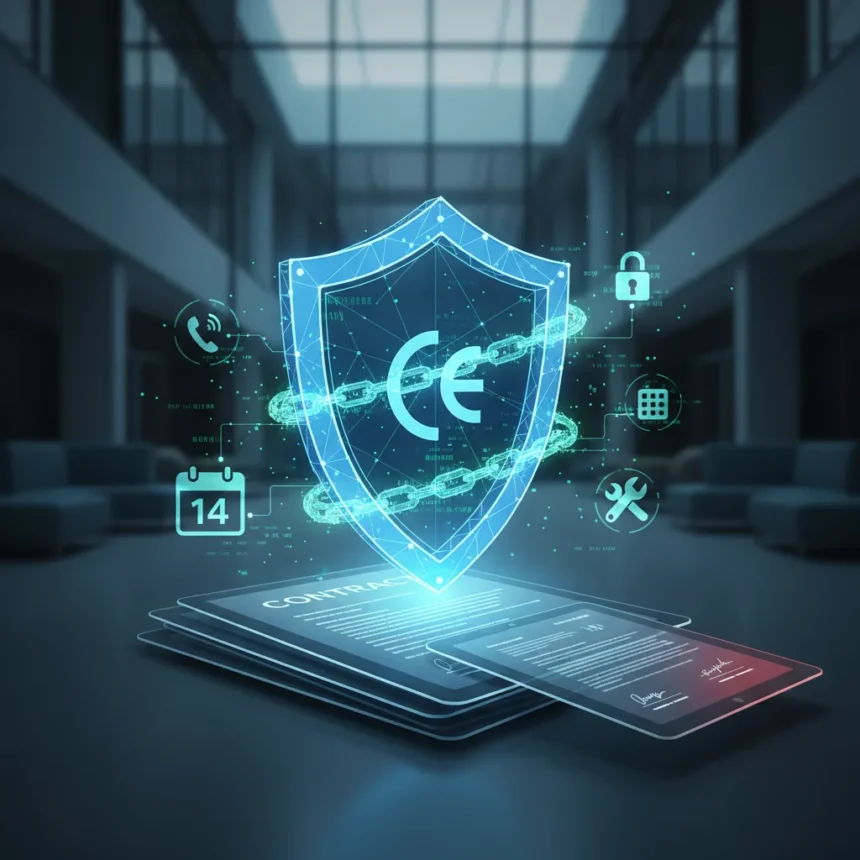 Cyber Essentials April 2026 update tightens public sector contract rules — AI-generated illustration