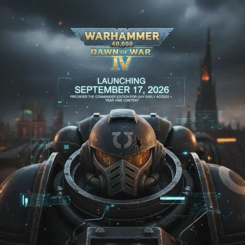 Warhammer 40,000: Dawn of War 4 finally has a release date