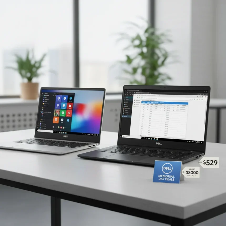 Dell Memorial Day laptop deals start at $529 for productivity