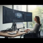 Dell UltraSharp 52 Thunderbolt Hub Monitor Redefines Productivity—With a Catch — AI-generated illustration
