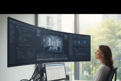 Dell UltraSharp 52 Thunderbolt Hub Monitor Redefines Productivity—With a Catch — AI-generated illustration