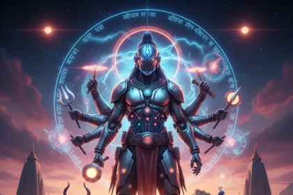 Digital artist reimagines Hindu iconography with Blender and Photoshop