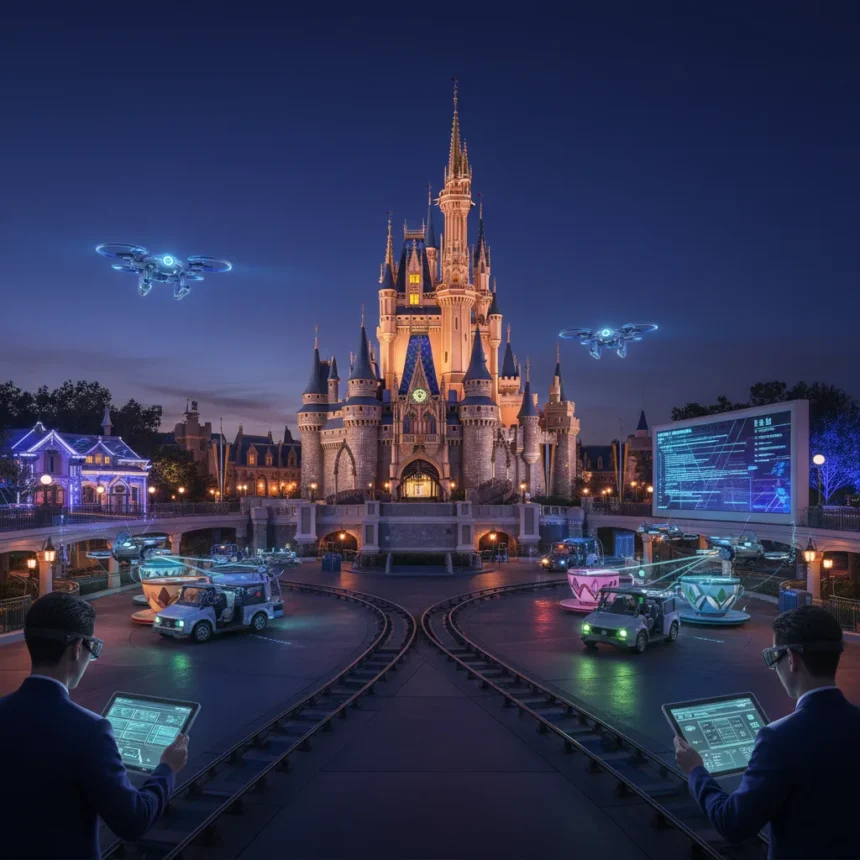 Disney Magic Kingdom's overnight tech keeps 50-year rides alive