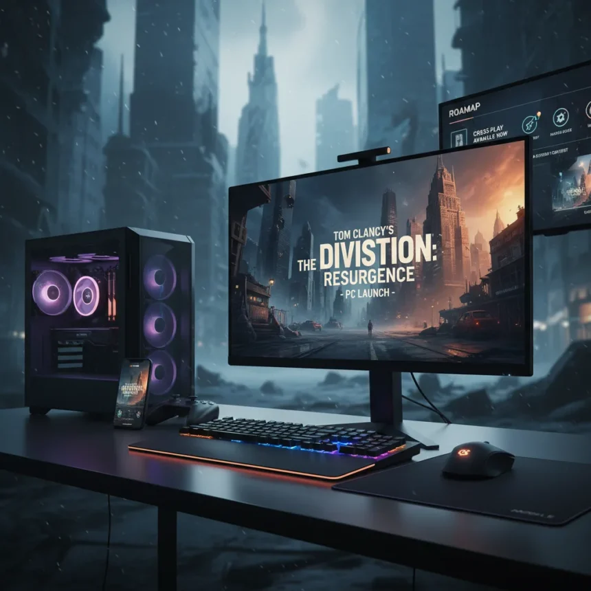 The Division Resurgence PC launch fulfills mobile-exclusive promise early — AI-generated illustration