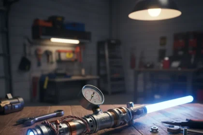 DIY lightsaber for $50 proves hardware store props can feel real