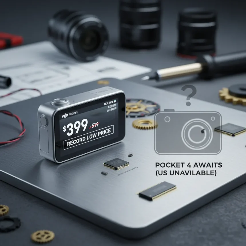 DJI Pocket 3 hits record low price as Pocket 4 waits