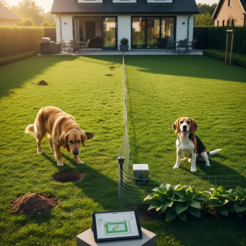 Dog-proof lawn strategies: stopping urine burn and digging damage