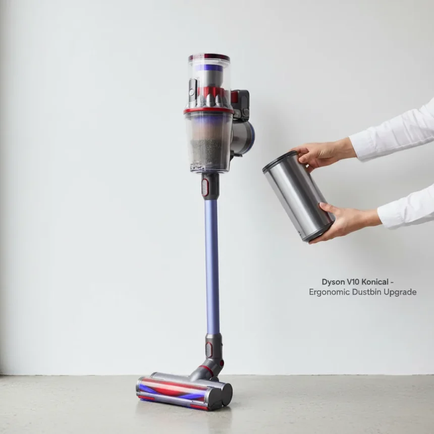 Dyson V10 Konical trades form for function—but there's a fix