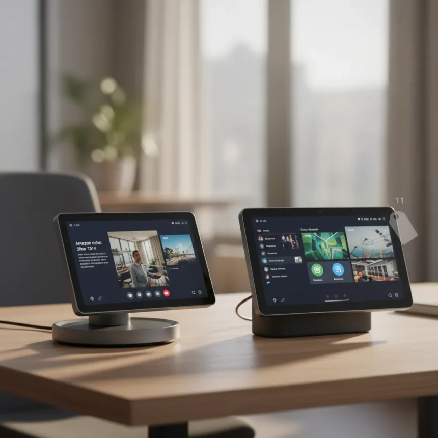 Echo Show 11 hits record low, but misses what made Show 10 special — AI-generated illustration