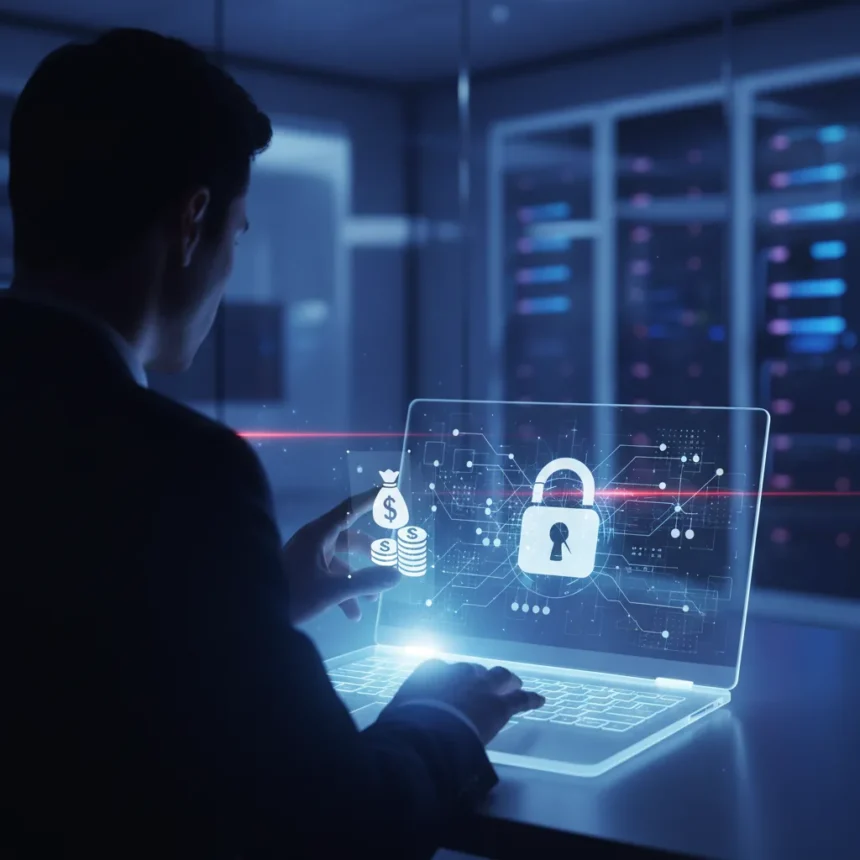 Employee data theft: Why insiders are the biggest security risk — AI-generated illustration