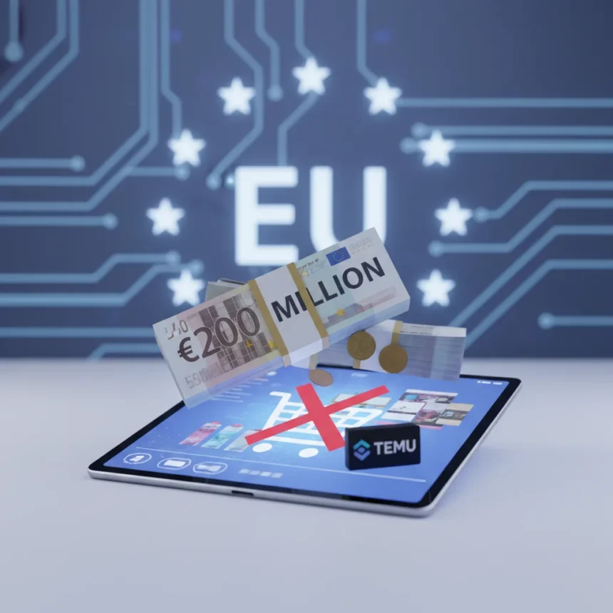 EU fines Temu $232 million for illegal product sales
