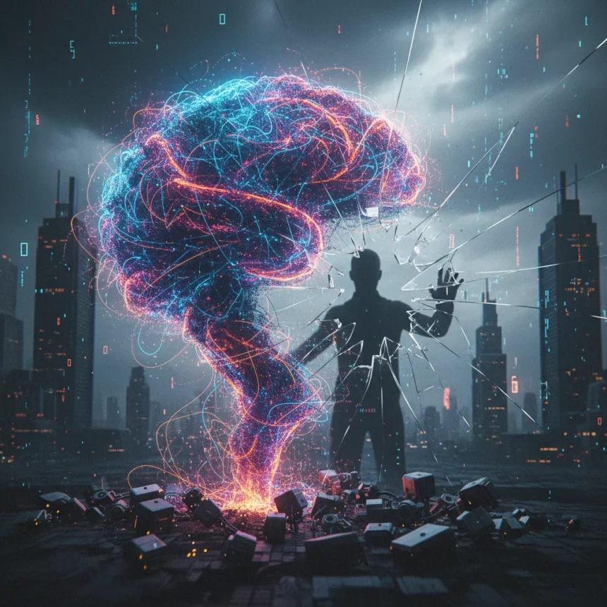 Evolving AI poses risks humanity cannot predict or control — AI-generated illustration