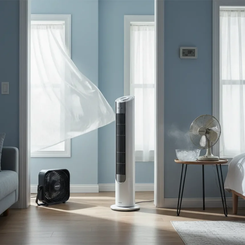 You're using your fan all wrong during a heatwave