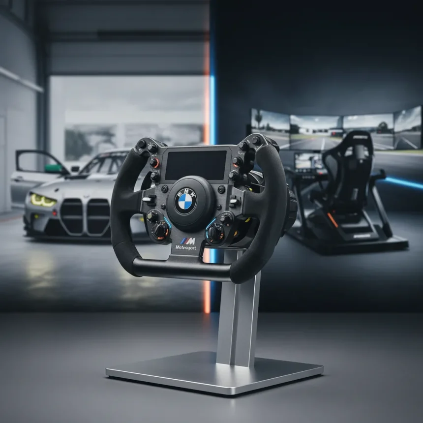 Fanatec's BMW M4 GT3 wheel blurs sim racing and real motorsport