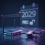 FCC extends foreign-made router and drone update deadline to 2029 — AI-generated illustration