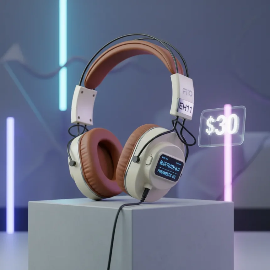 FiiO EH11 Retro Bluetooth Headphones Deliver Stunning Sound at $30