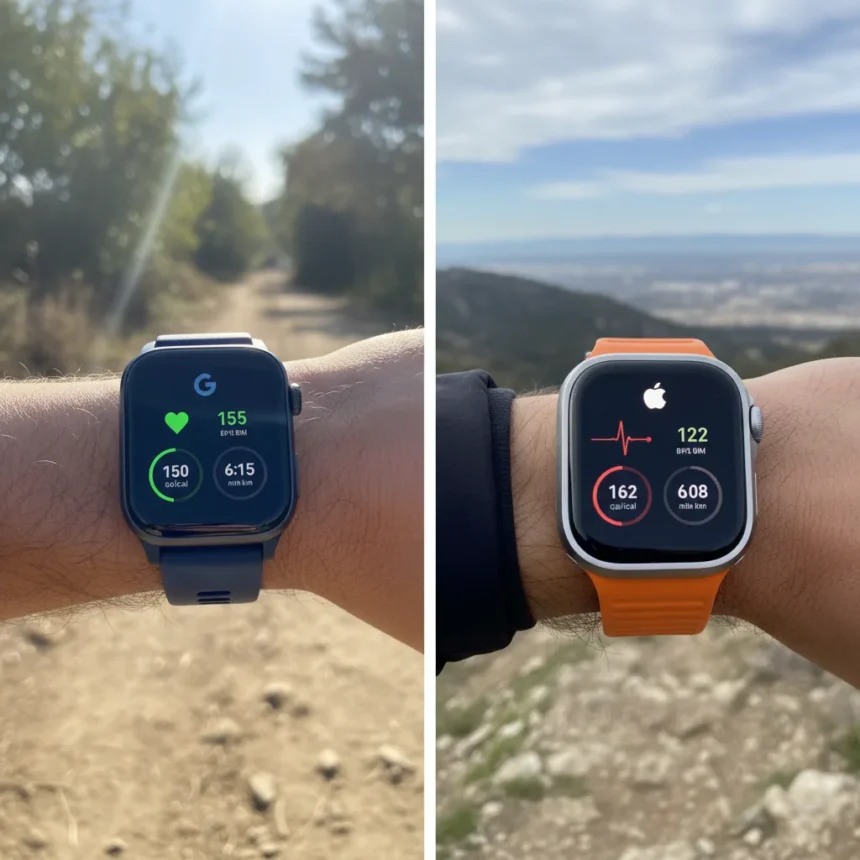 Google Fitbit Air vs Apple Watch Ultra 3: Real 10km Run Test