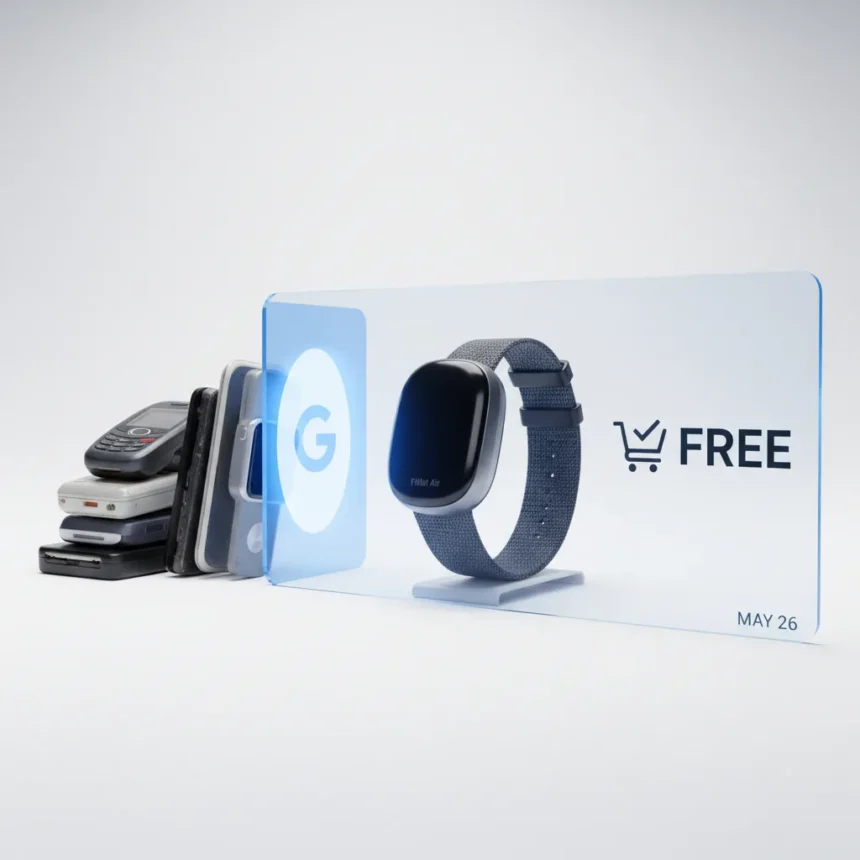 Get Fitbit Air Free via Google Store Trade-In