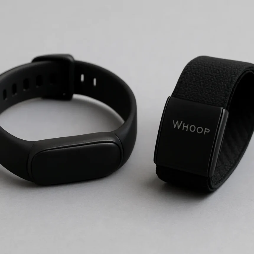 Fitbit Air vs Whoop: Screenless tracker showdown