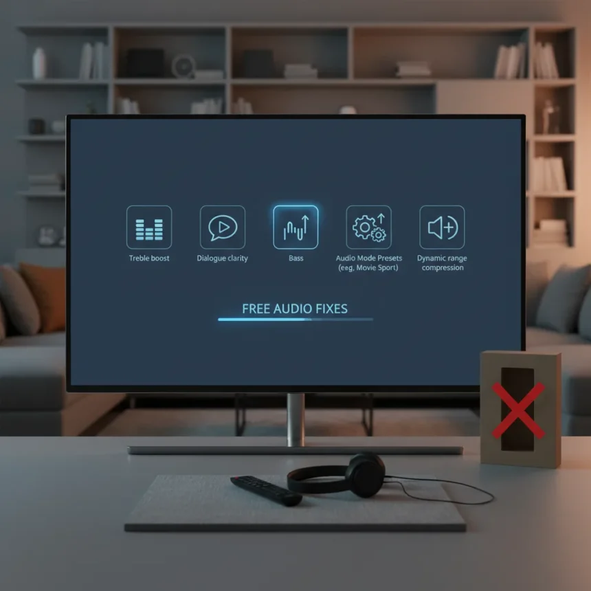 5 free TV sound fixes beat buying a soundbar