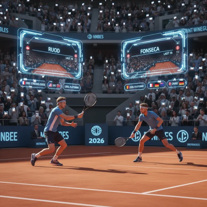 French Open 2026 Ruud vs Fonseca: Free streams guide
