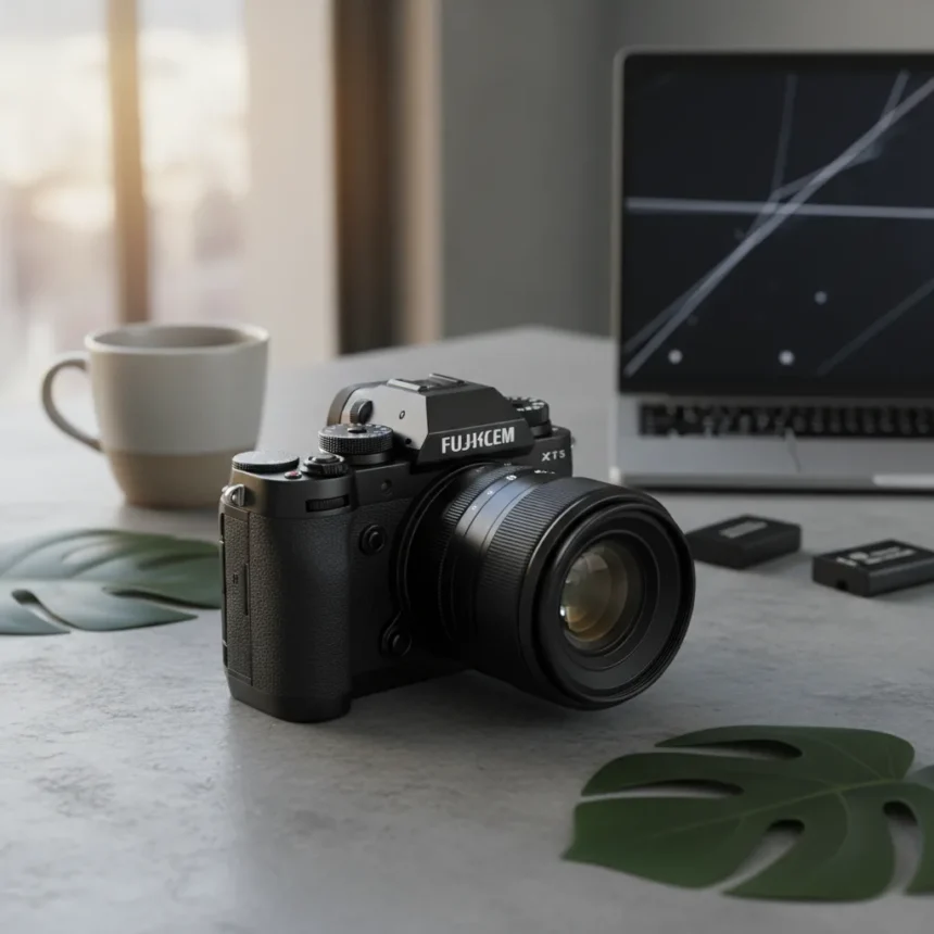 Fujifilm X-T5 remains unbeaten APS-C despite X-T6 rumors — AI-generated illustration