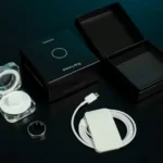 Unboxing of a product with its accessories.