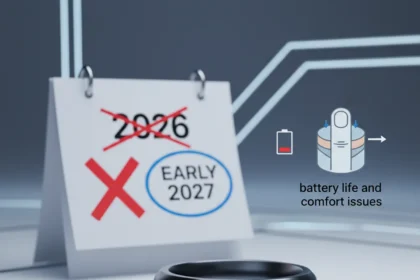 Galaxy Ring 2 delayed to early 2027, skipping 2026 launch — AI-generated illustration