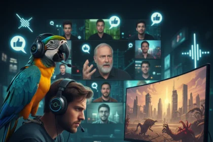 Gamers parrot influencer opinions instead of forming their own — AI-generated illustration